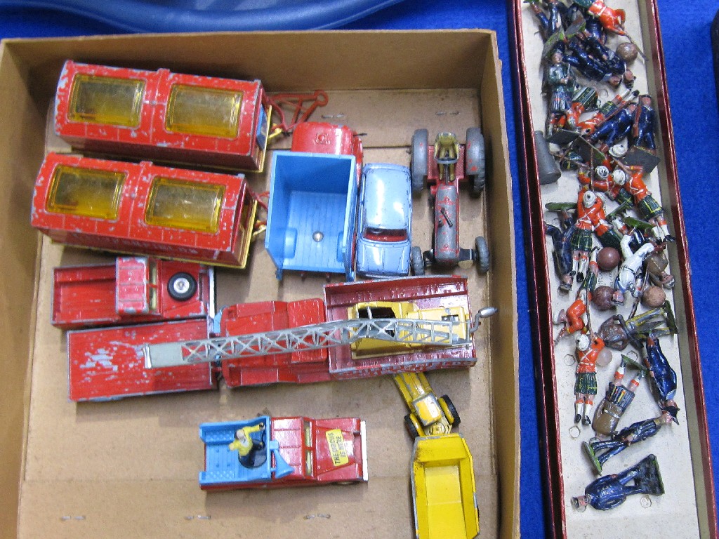 Appraisal: Lot comprising assorted Dinky circus vehicles and a quantity of