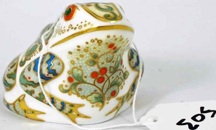 Appraisal: Royal Crown Derby Paperweight Marsh Frog