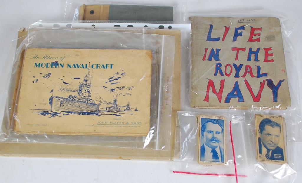 Appraisal: CIGARETTE CARDS - ALBUMS MODERN NAVAL CRAFT Air Raid precautions