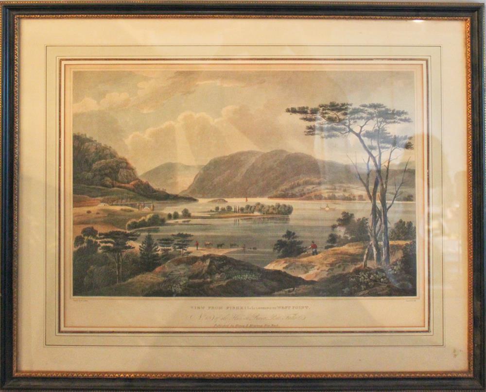 Appraisal: JOHN HILL AFTER WILLIAM GUY WALL VIEW FROM FISHKILL LOOKING