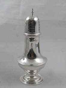 Appraisal: A silver sugar caster Mappin Webb London Weight oz