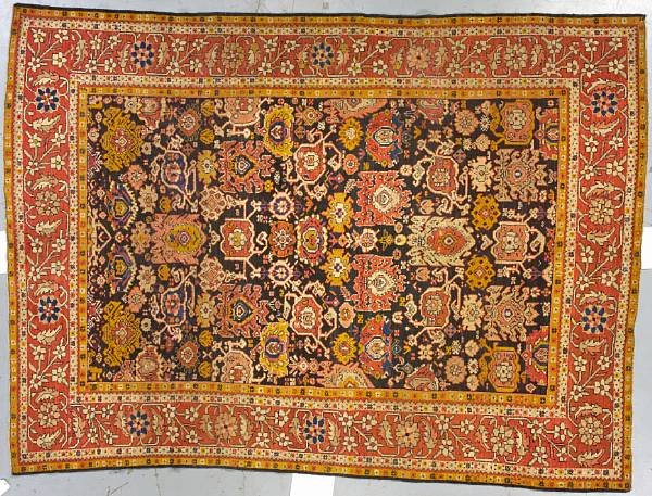 Appraisal: A Sultanabad carpet Central Persia size approximately ft in x