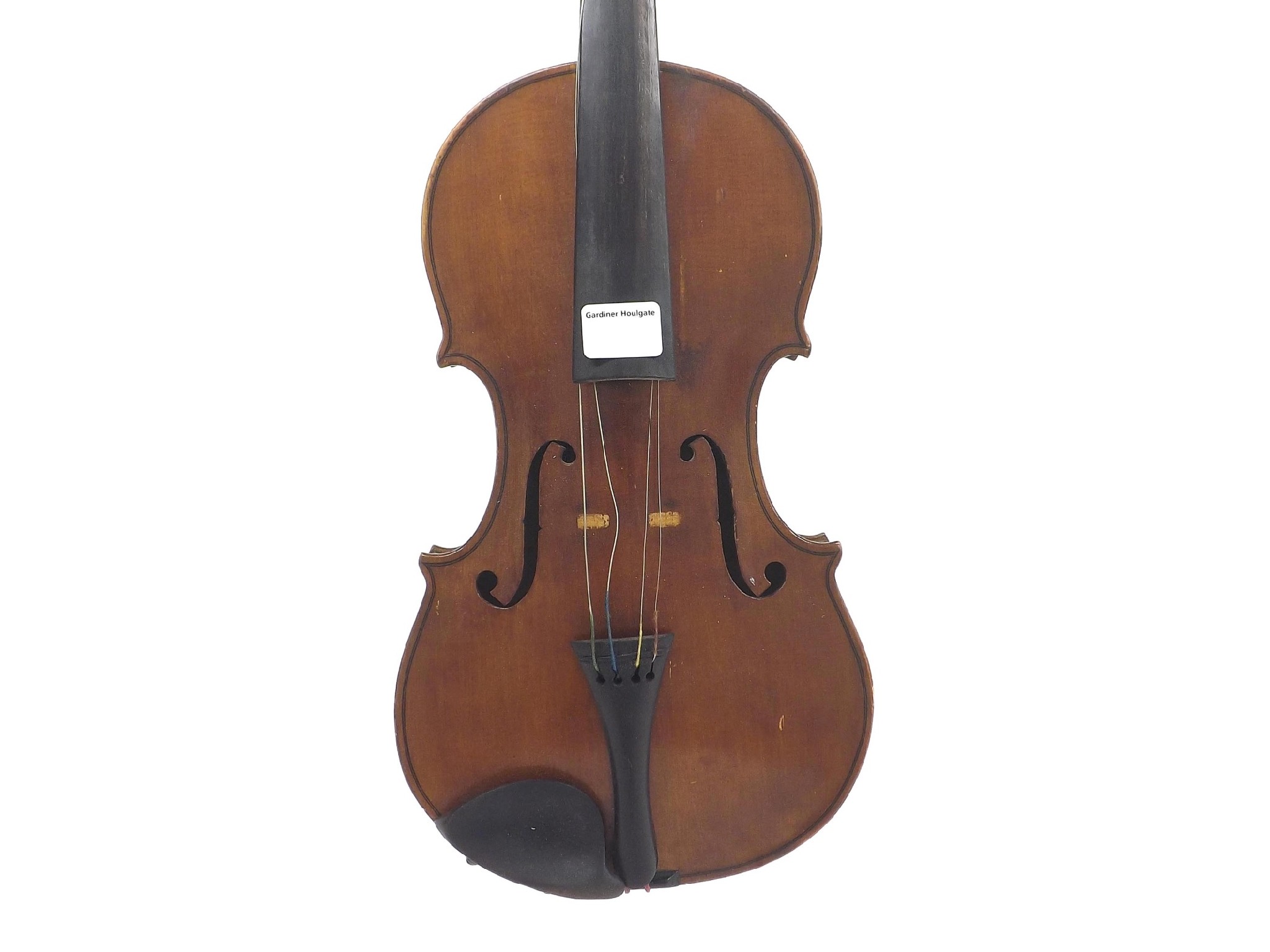 Appraisal: English violin by and labelled J W Tipper Empress Road