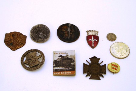 Appraisal: Lot of misc German and Italian medals tinnies and coins