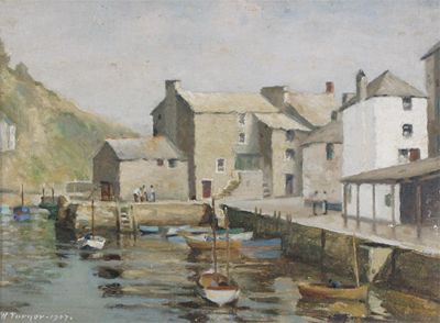 Appraisal: William Turner b Polperro Signed dated and titled on a