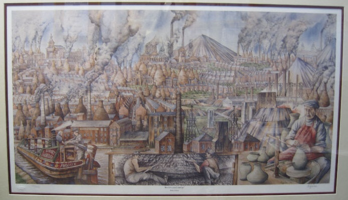 Appraisal: A Limited edition Print Burslem and Cobridge signed by Philip