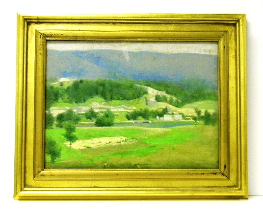 Appraisal: Frank Vincent Dumond American - oil on canvas board signed