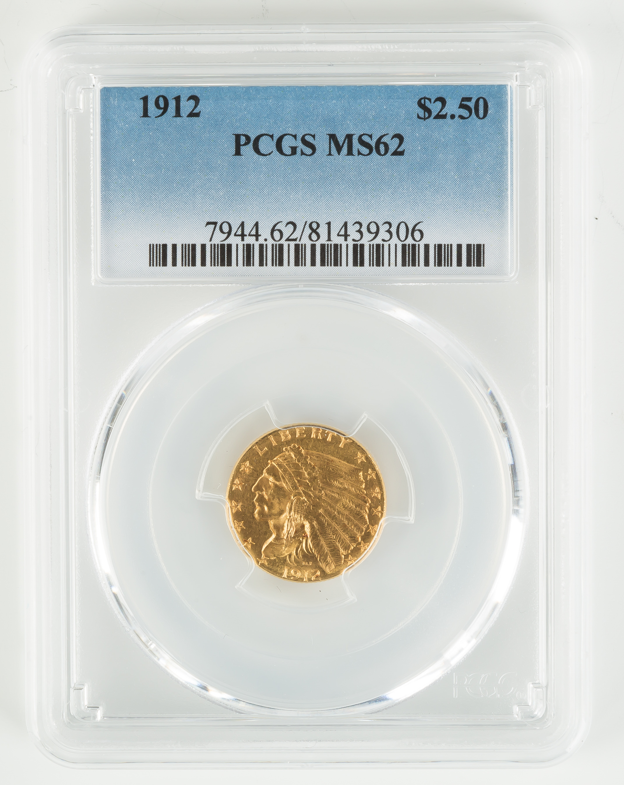 Appraisal: Two and a Half Dollar Indian Head Gold Coin PCGS