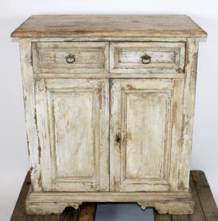 Appraisal: Italian th c painted cabinet Italian th c painted door