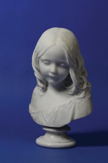 Appraisal: ALEXANDER MUNRO RA A white marble bust of Mary Isabella