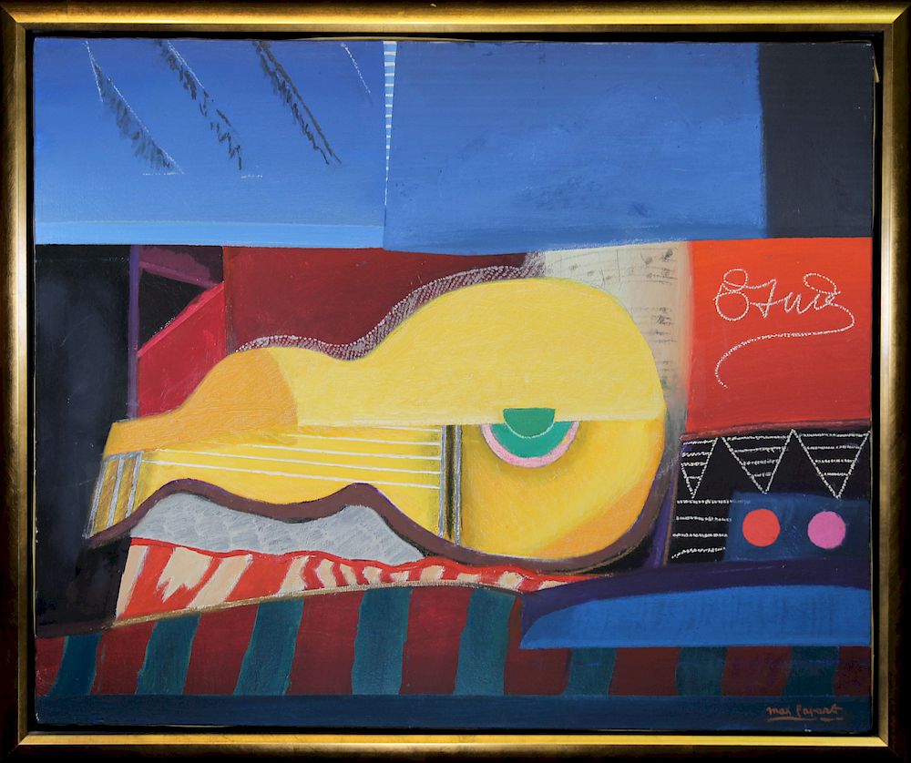 Appraisal: Max Papart - 'Playing Guitar' Max Papart France - large