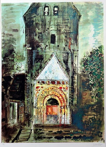 Appraisal: John Piper British - Besse Dordogne Levinson signed and numbered