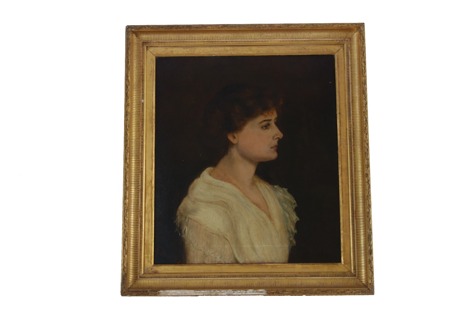 Appraisal: English School th Century Portrait of a lady in a