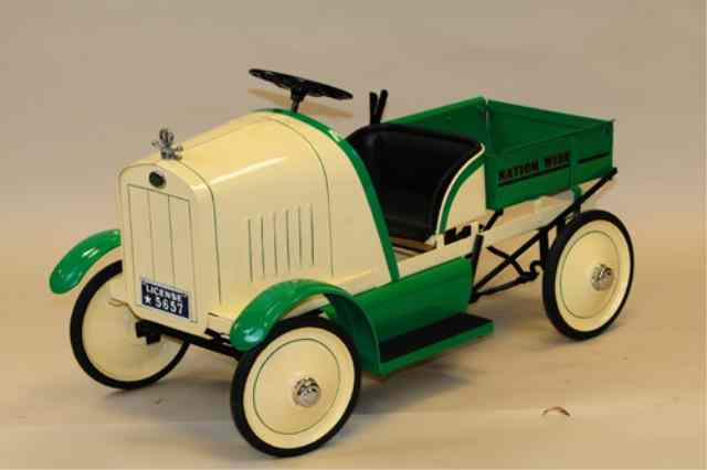 Appraisal: PEDAL CAR DUMP TRUCK Contemporary rendition of a 's Reo