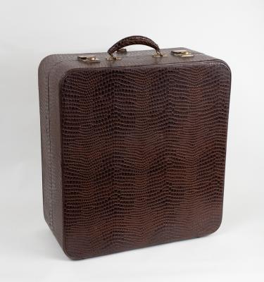 Appraisal: A Pukka faux crocodile suitcase cm x cm