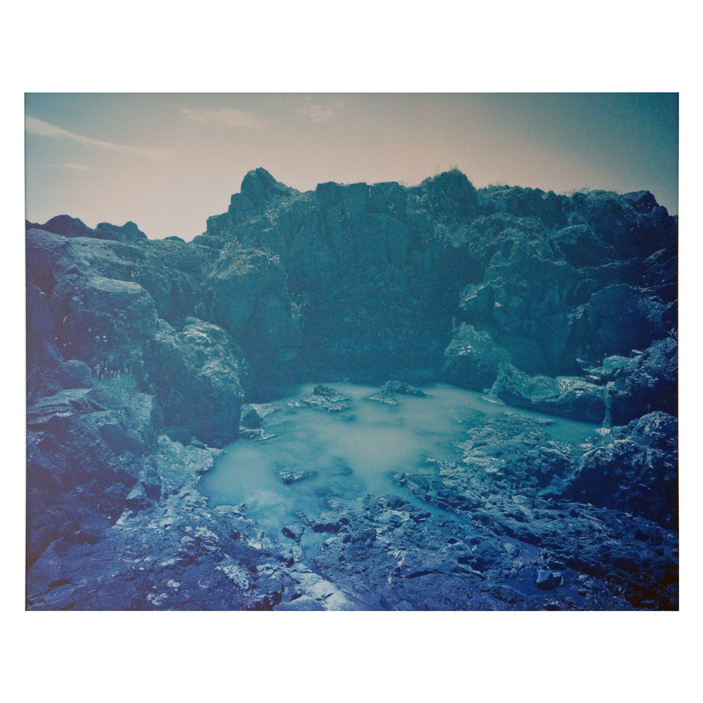 Appraisal: DALZIEL SCULLION SCOTTISH CONTEMPORARY ROCK POOL photographic transparency on lightbox