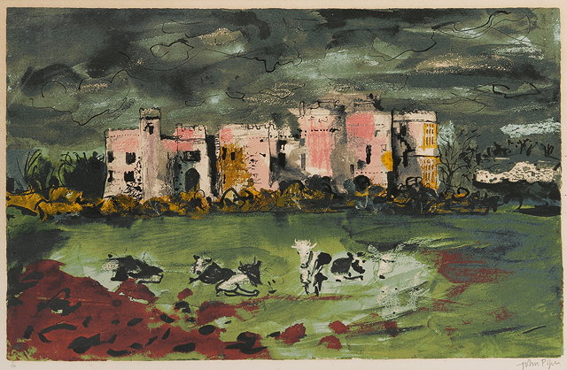 Appraisal: John Piper British - Carew Castle Levinson signed and numbered