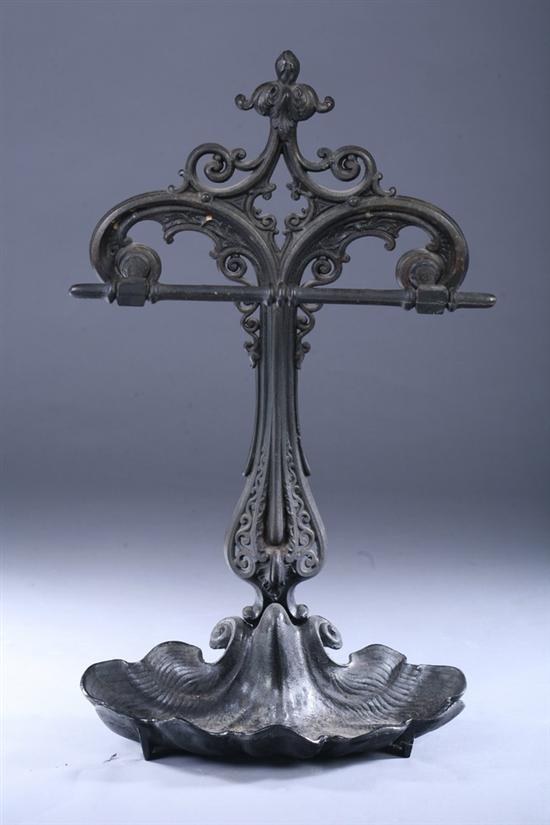 Appraisal: ROCOCO REVIVAL STYLE CAST IRON UMBRELLA STAND th century Scrolling