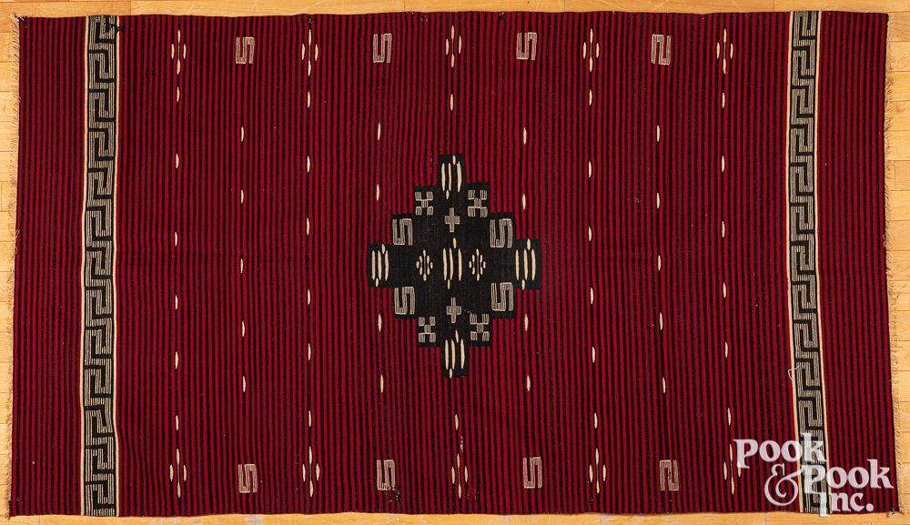 Appraisal: Large southwestern style Native American weaving Large southwestern Native American