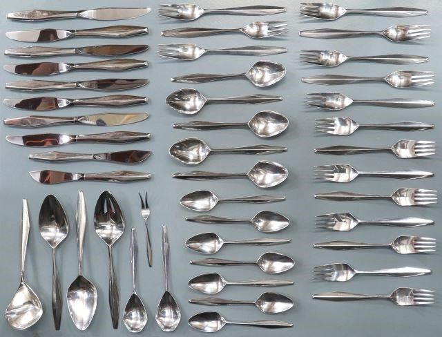 Appraisal: lot of American sterling silver flatware in the Diamond pattern