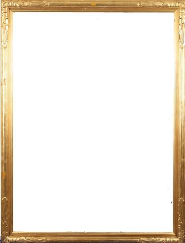 Appraisal: Carved and gilt frame x sight x rabbet framed width