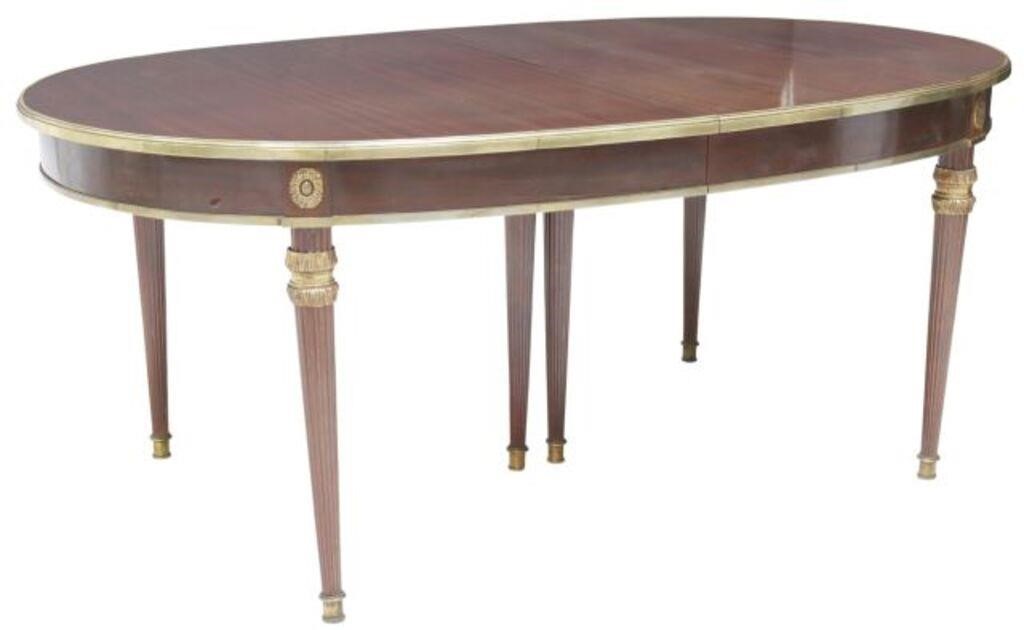 Appraisal: FRENCH LOUIS XVI STYLE MAHOGANY EXTENSION TABLEFrench Louis XVI style