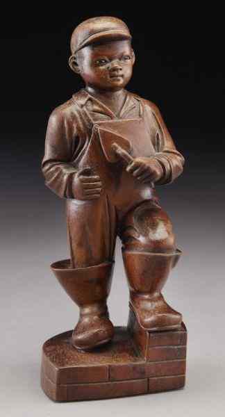 Appraisal: Chinese Cultural Revolution carved wood worker ''H x ''W Circa