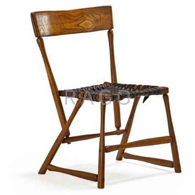 Appraisal: WHARTON ESHERICK - Hammer Handle Chair Paoli PA s Hickory