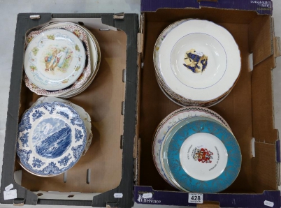 Appraisal: A large collection of decorative wall plates and similar items