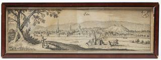 Appraisal: City View of Calw Germany Matthaus Merian Small horizontal city