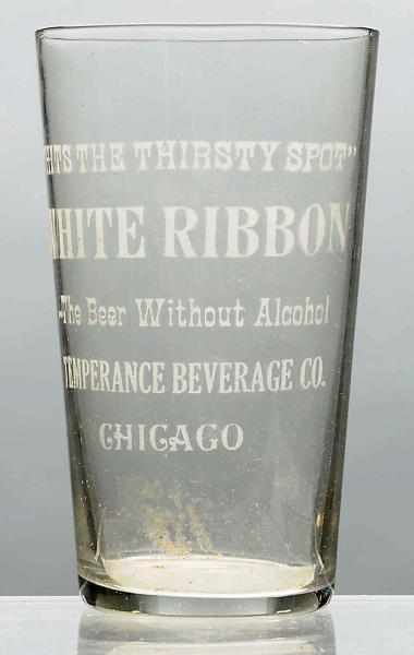 Appraisal: White Ribbon Acid-Etched Beer Glass Hits the Thirsty Spot The