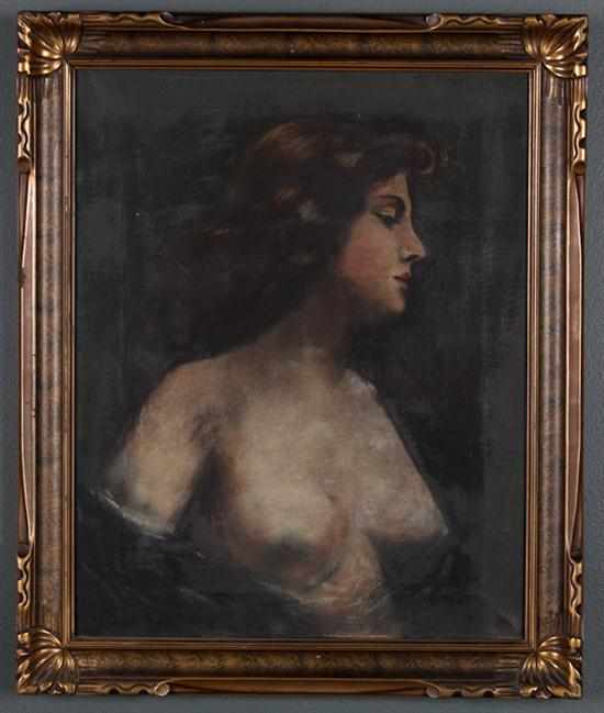 Appraisal: Victorian School Portrait of a Beauty oil on canvas framed