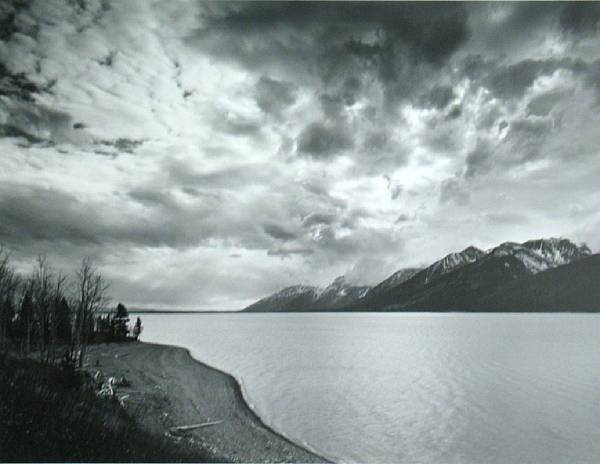 Appraisal: Alan Ross American Jackson Lake Clouds Grand Teton Gelatin silver