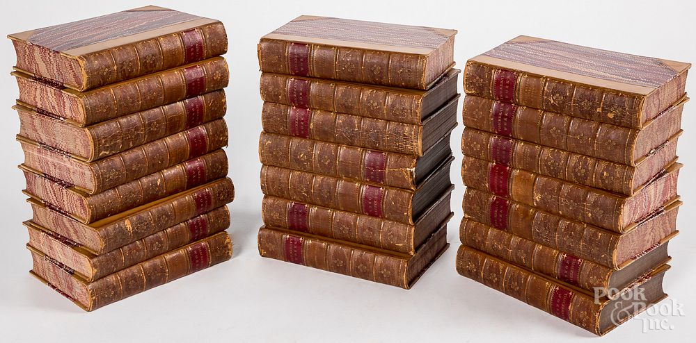 Appraisal: Thackerays Works twenty two vols Thackerays Works twenty two vols