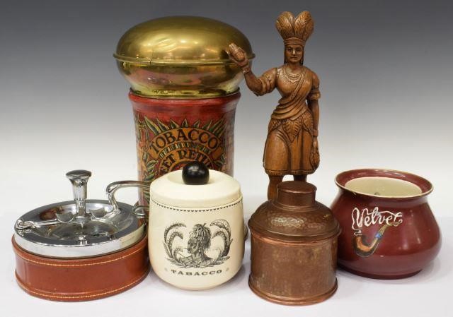 Appraisal: lot of Tobacco related collectibles early to mid thc including