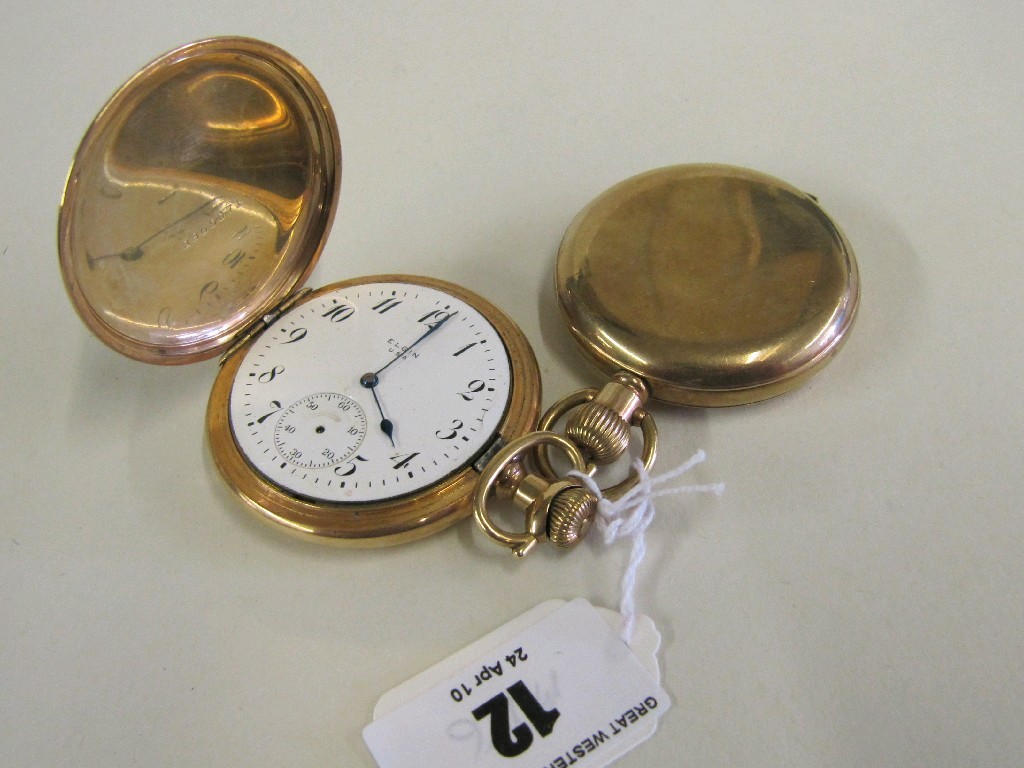 Appraisal: Two rolled gold cased Elgin pocket watches