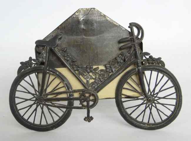 Appraisal: Safety bicycle photo easel