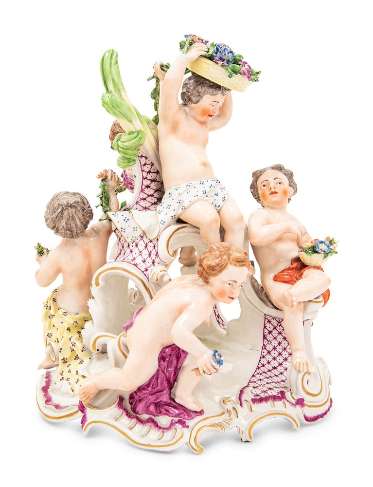 Appraisal: A Frankenthal Porcelain Figural Group A Frankenthal Porcelain Figural Group