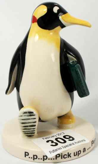 Appraisal: Royal Doulton Advertising Figure PPPP Pick Up a Penguin MCL