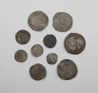 Appraisal: Elizabeth I - Silver Sixpences - Threepences undated and S