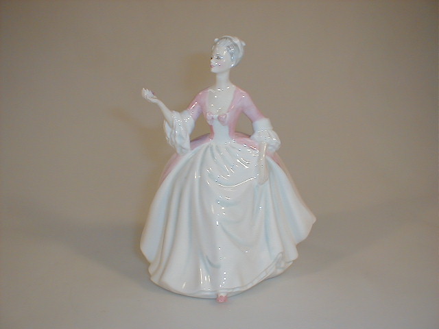 Appraisal: A Royal Doulton figure - Diana pink signed by M