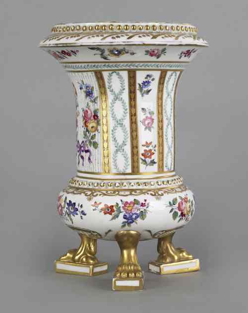 Appraisal: Sevres painted porcelain urn th c h