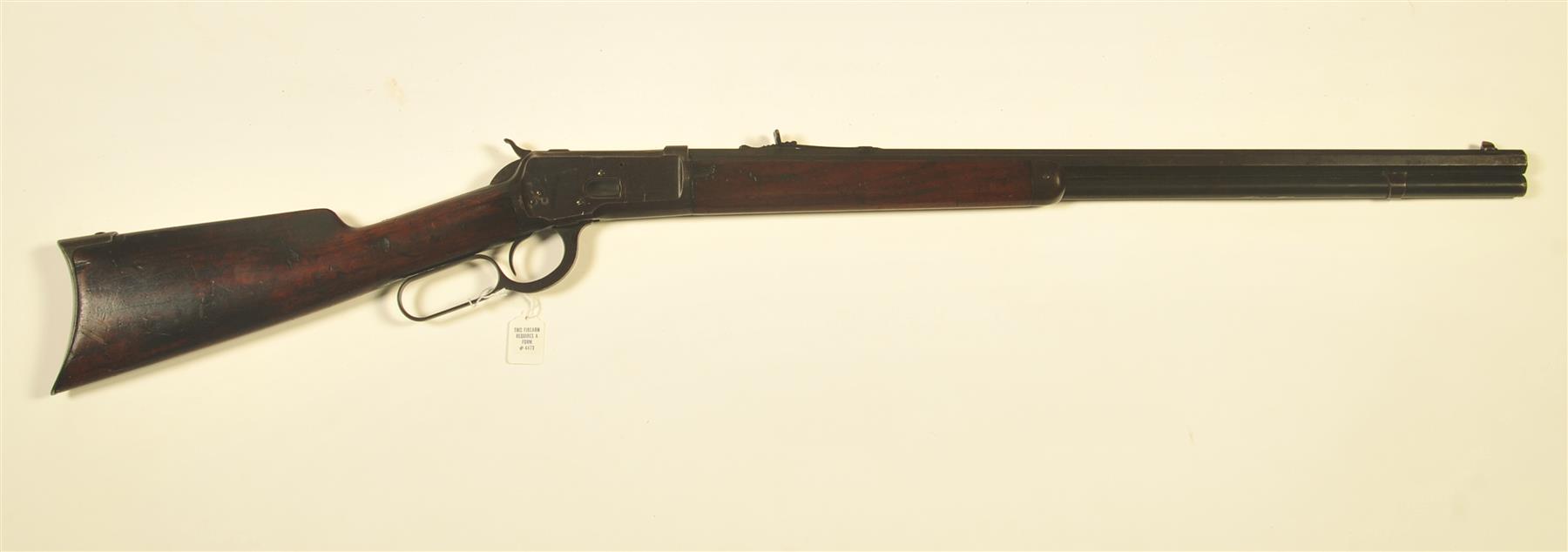 Appraisal: WINCHESTER MODEL SPORTING LEVER-ACTION RIFLE American ca Solid frame with