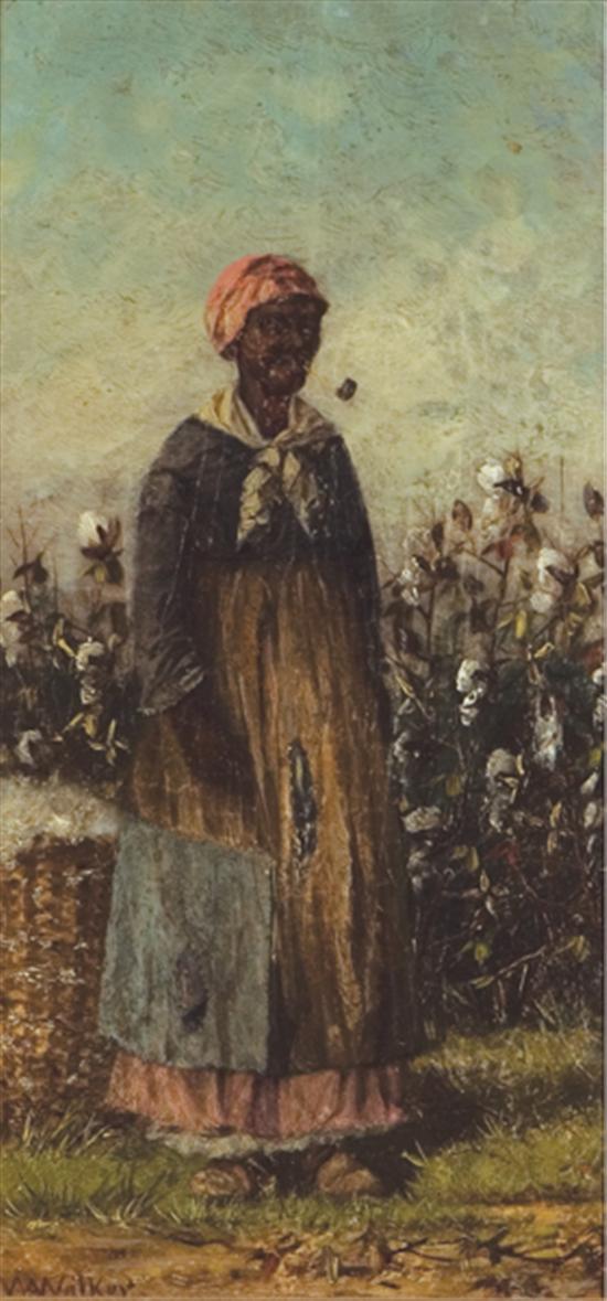 Appraisal: WALKER WILLIAM AIKEN American - Male and Female Cotton Pickers