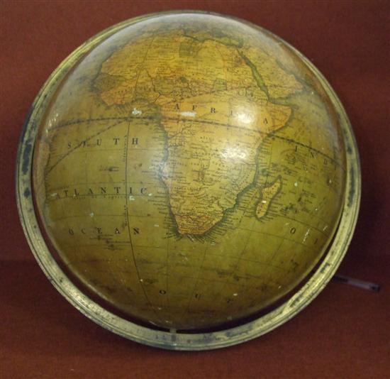 Appraisal: th century Cruchley's terrestrial globe Retail mark reading - Cruchley's