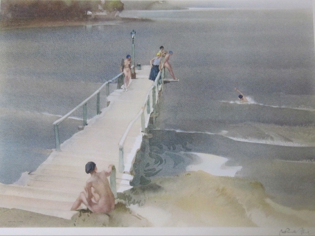 Appraisal: AFTER SIR WILLIAM RUSSELL FLINT Limited Edition reproduction 'Northern Waters'