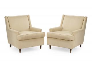 Appraisal: Pair MCM Milo Baughman Thayer Coggin Lounge Chairs Milo Baughman