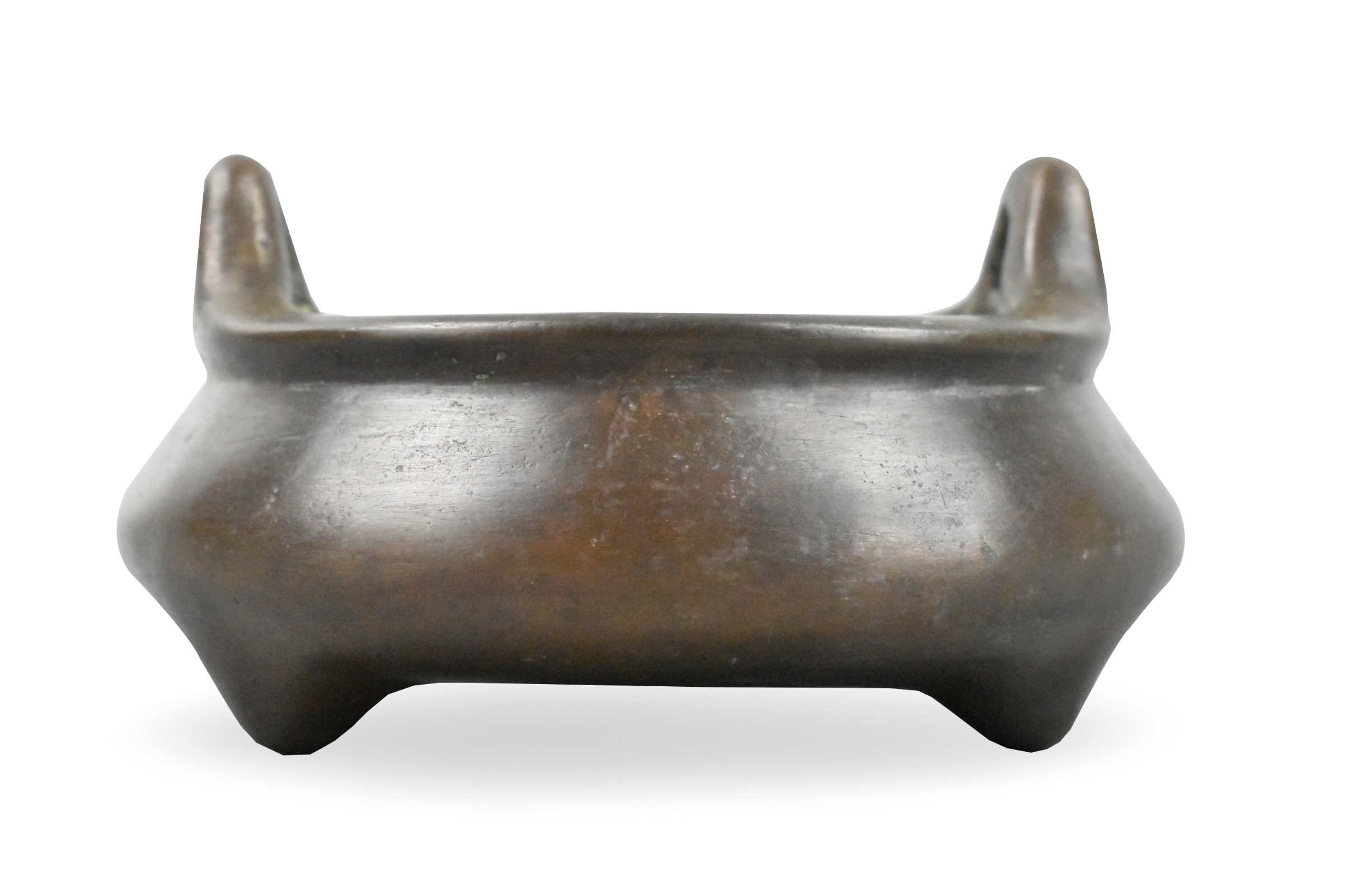 Appraisal: A Chinese bronze tripod censer dating from the Late Qing