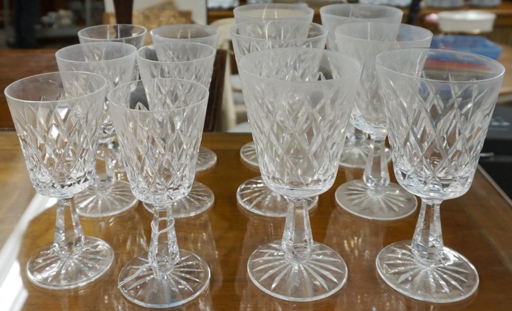 Appraisal: Waterford Cut Crystal 'Kinsale' Pattern -Piece Stemware Set sizes