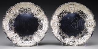 Appraisal: PAIR OF SCOTTISH REPOUSSE SILVER BOWLS EDINBURGH - BY MACKAY